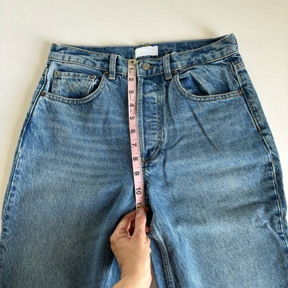 Revolve Boyish The Billy Conversation Blue Denim Stretch Skinny Jeans Size 27 - Picture 3 of 11